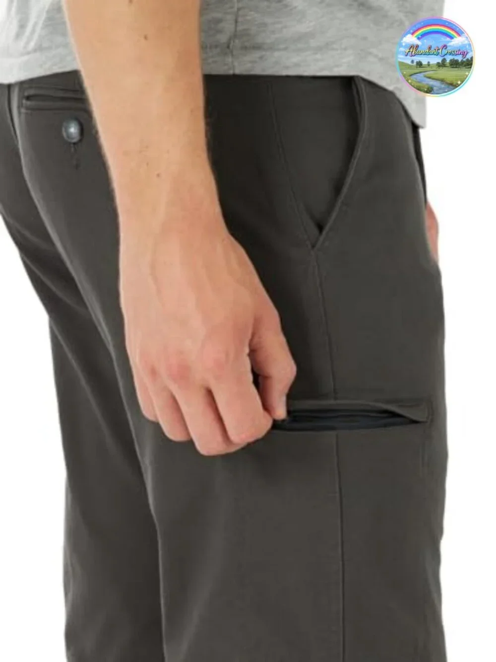Men's Extreme Motion Stretch Cargo Pants Straight Fit Canvas